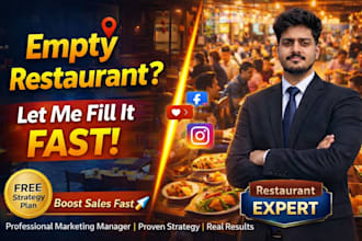 be your local restaurant marketing manager to skyrocket your business