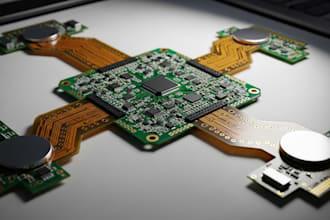 design pcb, rigid flex pcb and multilayer circuit board, schematic, wearable pcb