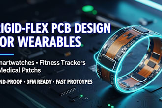 design rigid flex pcb for wearables iot with emi safe layout