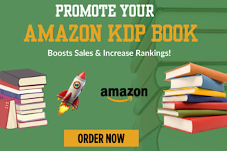do amazon KDP promotion and marketing for your book