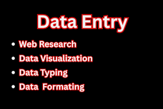data entry for you
