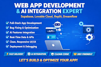 build or fix lovable ai website and app with lovable dev, lovable cloud backend