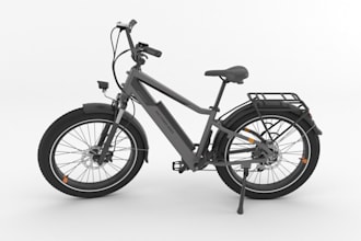 design a realistic 3d bicycle, e bike, mtb or road bike model