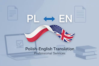 translate english to polish profesionally