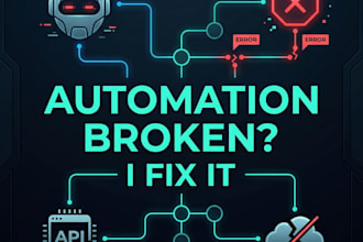 fix your automation workflow, API or webhook errors