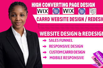 design carrd website,carrd landing page, redesign carrd website carrd co website