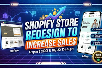 redesign shopify stores to increase sales