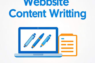 write professional website content for any niche