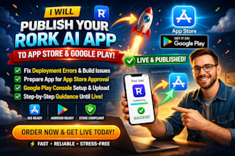 publish your rork ai app to app store and google play