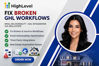 fix broken ghl workflows email deliverability ghl integration ghl real estate