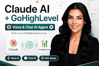 build claude voice chat ai agent in gohighlevel crm ghl ai chatbot ghl claude