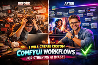 create custom comfyui workflows for stunning ai images