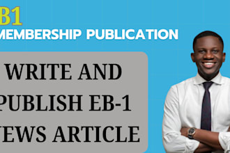 provide eb1 niw membership ieee acm bcs in any organizations for eb1 eb2 success
