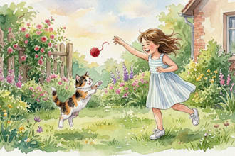 do watercolor children storybook, picture book for amazon