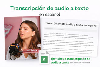 transcripción de audio a texto en español