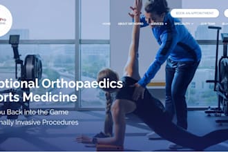 build orthopedic website orthopedic shoes orthopedic surgery, orthopedic clinics