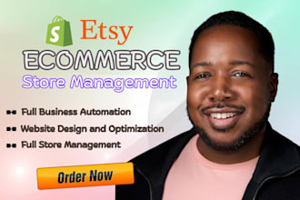 do ecommerce store management tiktok shop, etsy, shopify dropshipping automation