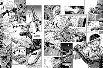 do anime manga comic book illustration webtoon nsfw comic page manga artist