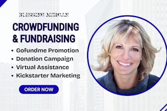 setup and optimize your gofundme, kickstarter or nonprofit crowdfunding campaign