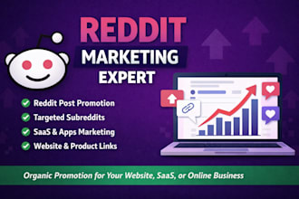 do reddit marketing for ecommerce app saas music business website promotion iptv