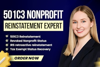 do 501c3 reinstatement, fix revoked tax exempt status irs retroactive recovery