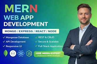 be your mern stack developer for web app development