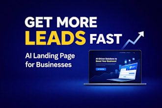 build an ai landing page for lead generation