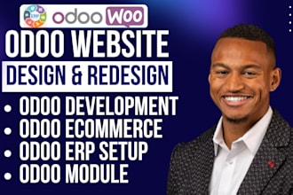 build odoo website, odoo erp, odoo ecommerce with odoo blogpost and odoo backend