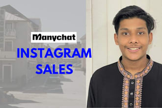 build instagram sales funnel with manychat flows