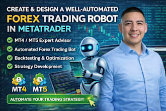 create and design a well automated forex trading robot in metatrader