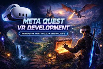 develop high performance meta quest VR apps, games, and xr experiences
