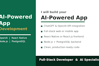 build an ai powered mobile or web app with openai