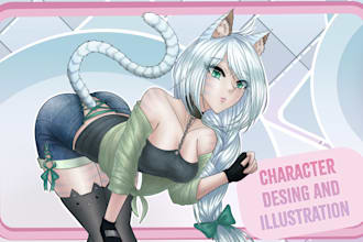 create design or illustration of your oc