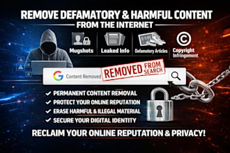 remove mugshots erase bad articles delete negative links news from google search