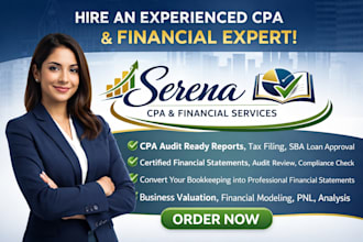 prepare certified financial statements, audit review, CPA compliance check