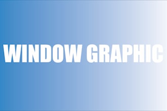 design  window graphics, storefront panels, and  window decals