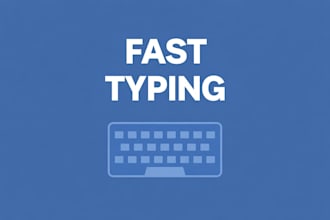 do fast and accurate typing for any document