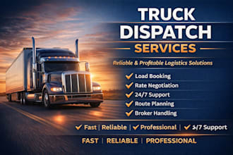 create logistics, trucking, dispatch, freight, moving company website