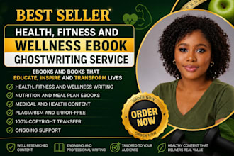 write health, fitness, medical ebook and book, ghostwriter