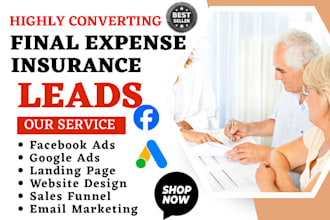 generate final expense leads life insurance burial insurance leads sales funnel