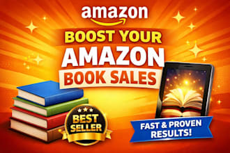 do advertising amazon book promotion, kindle book and ebook marketing