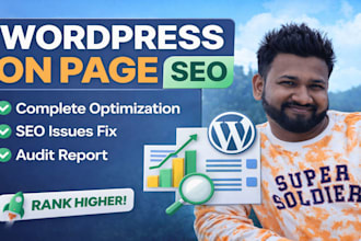 fix on page SEO issues and optimize your wordpress website for ranking