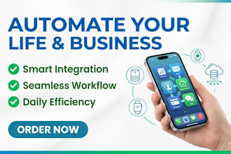 set up IFTTT, integromat, make and enhance your efficiency with macrodroid