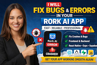 fix bugs and errors in your rork ai app
