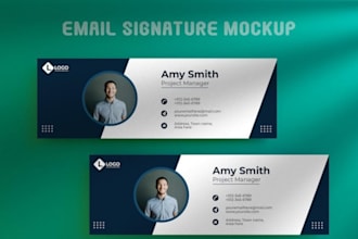 design email signature html clickable email signature with social icons and link