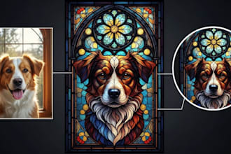 do custom 2d stained glass art stained 2d glass art designs stained glass art