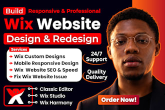do wix website design and redesign, wix website redesign expert, wix website SEO