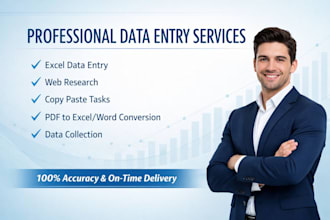 do professional data entry with confidential handling