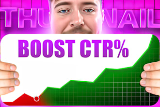 create high CTR youtube thumbnail