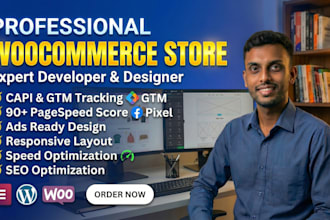 build high converting woocommerce dropshipping store for paid ads